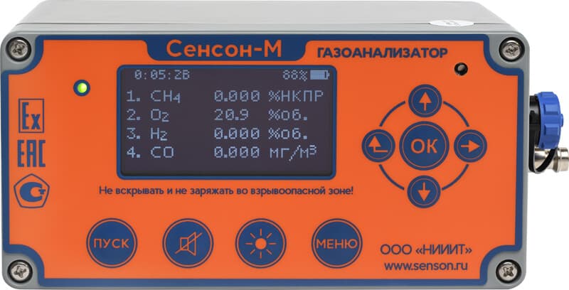 Мультигазовые газоанализаторы Сенсон-М-3105